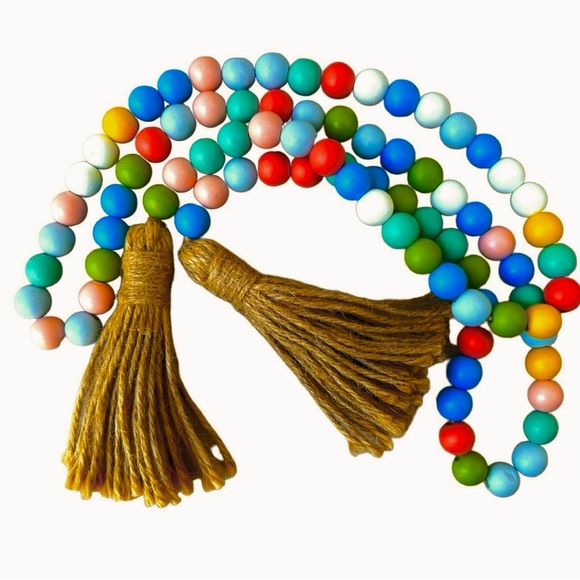 Handmade Woven Decor Bead Kid Baby Room Home Decor - Picture 1 of 2